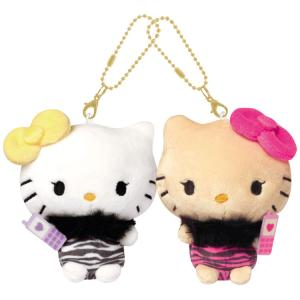 Sanrio｜Hello Kitty &amp; Mimmy Nico Mascot Holder /Plush Keychain｜170×130×55mm approx.