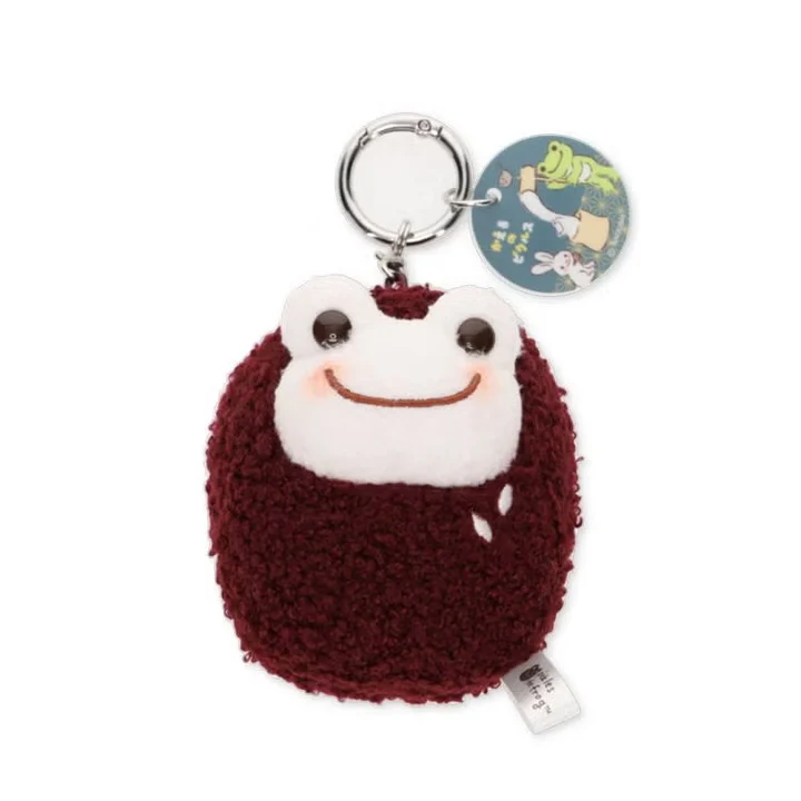 Pickles the Frog｜Tsukimi Mascot Holder /Plush Keychain