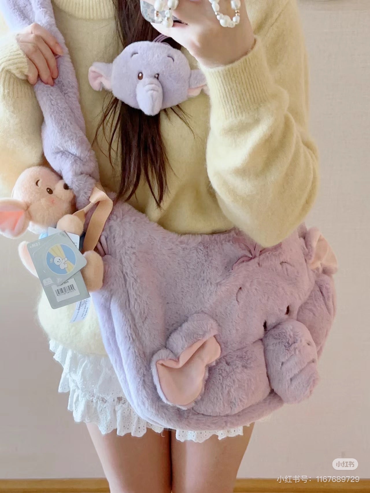 Disney SH｜萌动秋日毛茸茸嘟嘟发夹