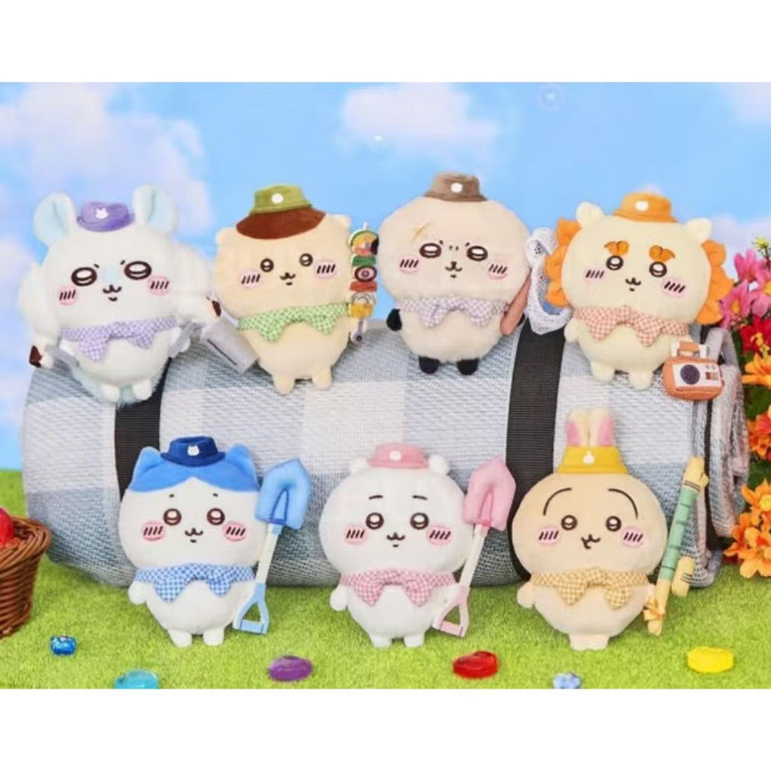 chiikawa｜picnic Mascot Holder /Plush Keychain