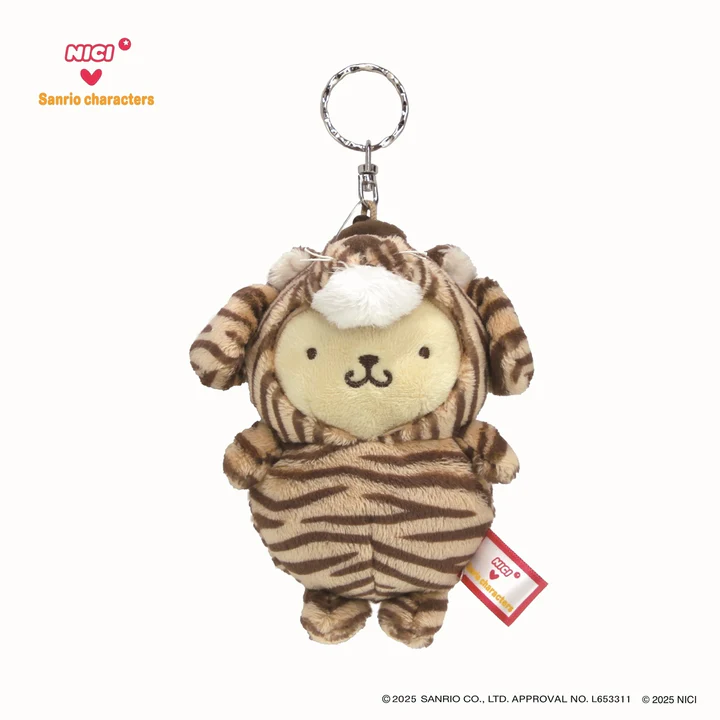 NICI｜Sanrio Characters Mascot Holder /Plush Keychain｜80 x 50 x 100 mmapprox.