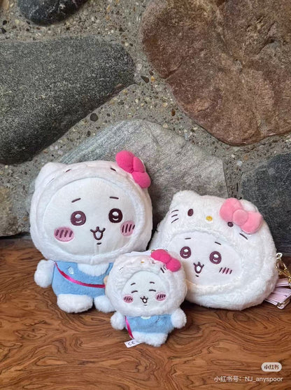 【limit 1】Sanrio｜Chiikawa X Sanrio Characters  Plush Shoulder Bag｜15 x 12.8 x 5cm approx.