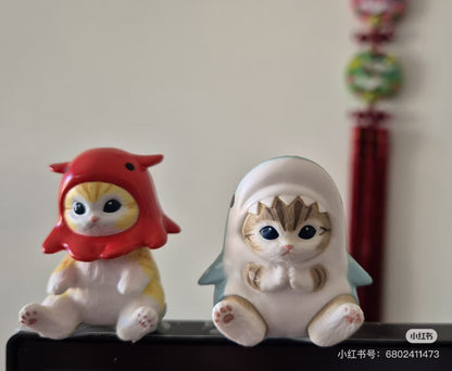Mofusand｜Cutie Cats in Shark Costume Vol.2 mystery bag/blind box/All 5 types｜1pcs