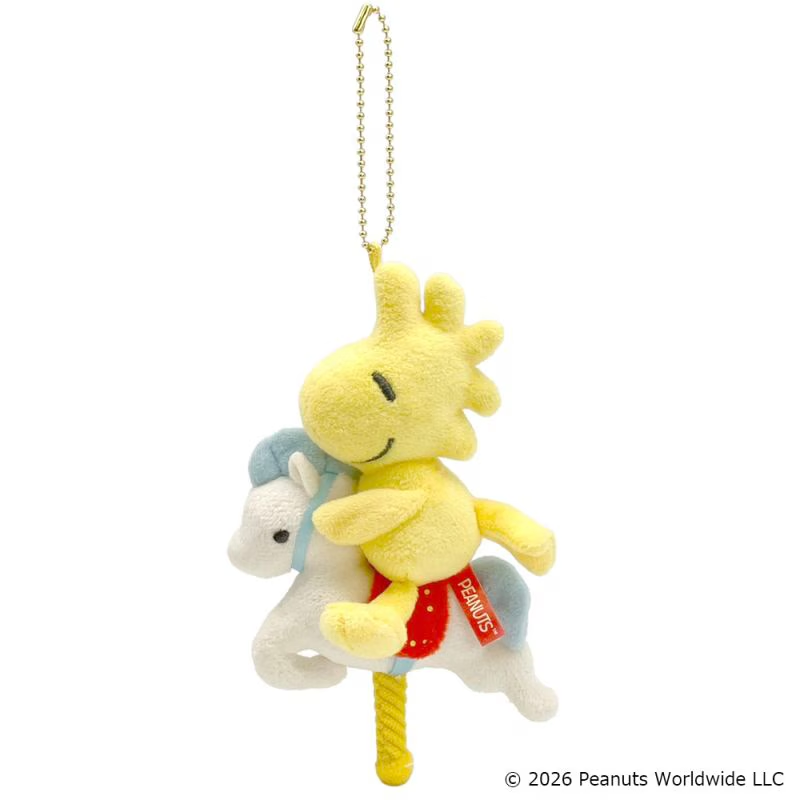 Snoopy｜Peanuts Amusement Park Series Woodstock Mascot Holder /Plush Keychain｜H13 approx.