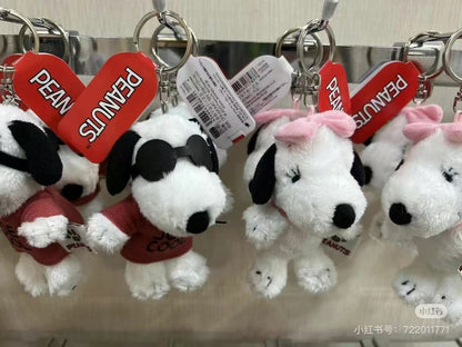 Snoopy｜Peanuts Petit Fluffy Mascot Holder /Plush Keychain｜70×120×70mm approx.