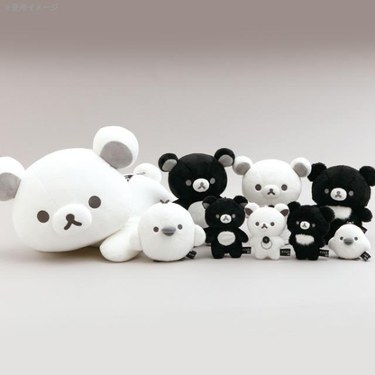 Rilakkuma｜San-x Basic Rilakkuma Monochrome Mochi Mochi Squishy Korilakkuma Plush Dolls/Plush Toy｜200×280×400mm approx.