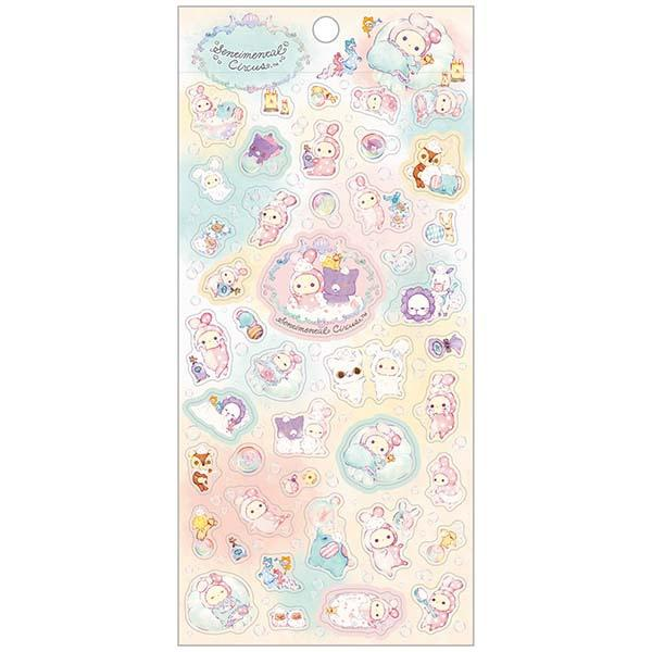 Sentimental Circus｜ Warm Bubbles and Soap Bubbles in the Night  Sticker｜200 x 95 mm approx.
