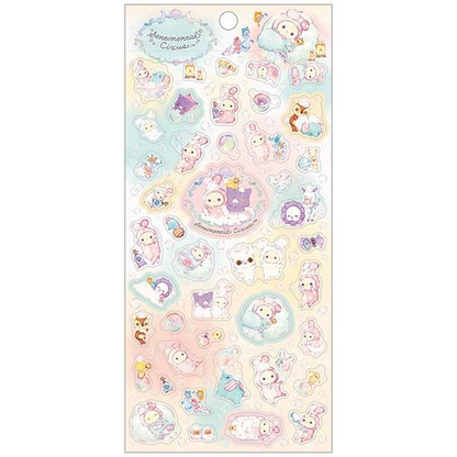 Sentimental Circus｜ Warm Bubbles and Soap Bubbles in the Night  Sticker｜200 x 95 mm approx.