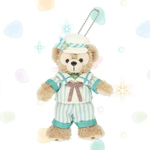 Disney｜Tokyo DisneySea 25th Anniversary Duffy and Friends "Find Your Beautiful Blues" Collection Mascot Holder /Plush Keychain
