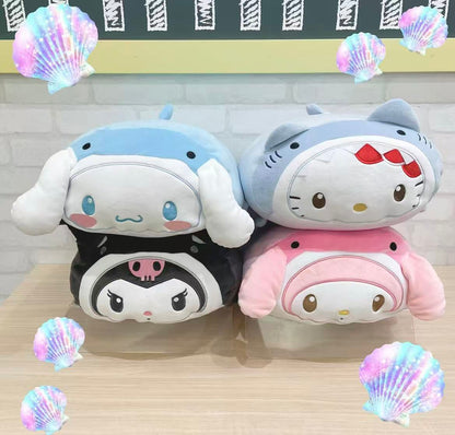 Sanrio｜Cooling Cushion Mini Sea Creature｜H10 x W17.5 x D23cm approx.