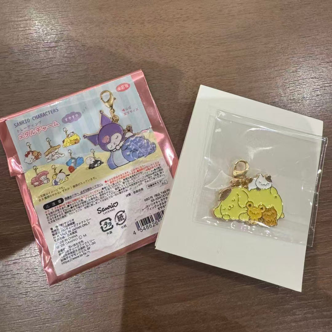 Sanrio｜Characters Sleeping Metal Charm mystery bag/blind box/All 8 types｜1pcs