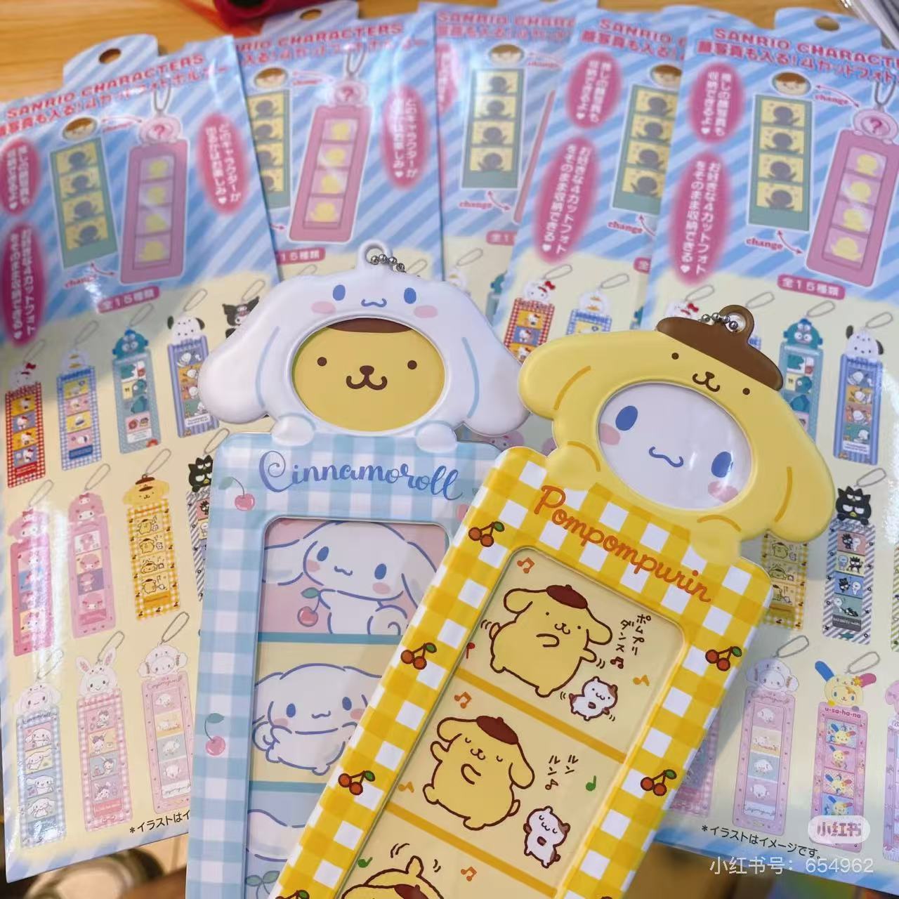 Sanrio｜4Cut Photobooth Strip Holder / keychain mystery bag/blind box/All 16 types｜1pcs