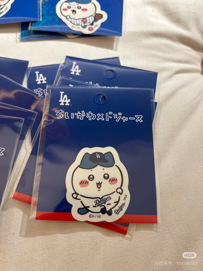 Chiikawa｜Chiikawa X  MLB Tokyo Series Die-cut Sticker｜H64 x W62mm approx.