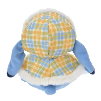 Disney迪士尼｜Winter Jacket Doll东迪冬日限定格纹大衣斗篷坐姿毛绒玩偶/公仔｜约高さ23×幅20×奥行き16(cm)