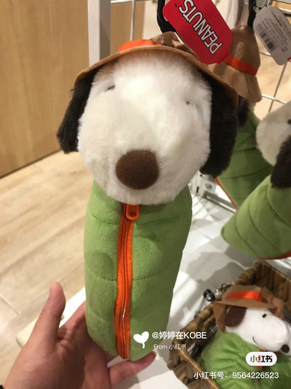 Snoopy｜露营睡袋系列笔袋/收纳袋/挂件｜约31cm×12cm×9cm