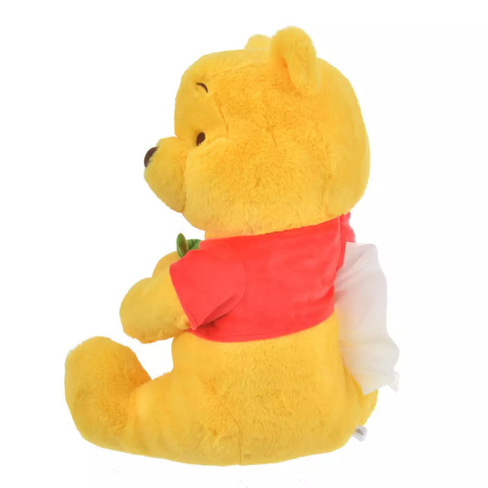 Disney｜Winnie the pooh柚子噗噗2023限定小熊维尼毛绒坐姿大公仔/纸巾套｜高さ約42×幅30×奥行き30(cm)