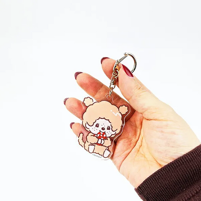 Monchhichi｜Acrylic Keychain/Keyring｜6cm x 4.2cm approx.