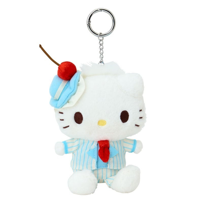 Sanrio｜Sweet Cakes Sky Blue Cherry Collection Mascot Holder /Plush Keychain｜11×8×16cm approx.
