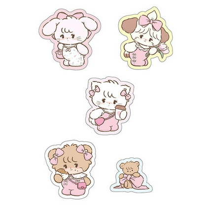 mikko illustrations｜Retro sticker ｜20 piece