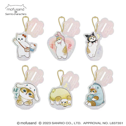Mofusand｜Sanrio Characters Ackry Keychain Collection mystery bag/blind box/All 6 types｜1pcs