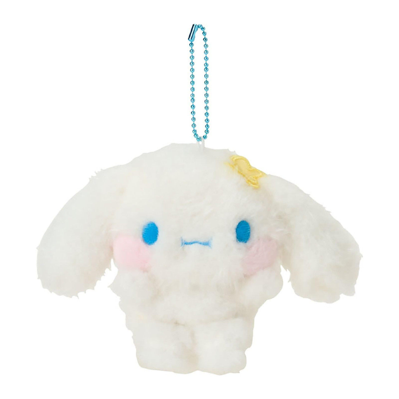 Sanrio｜Cinnamoroll Plump Cheeks Mascot Holder /Plush Keychain｜16×7×11cm approx.