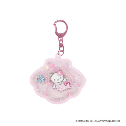 HelloKitty｜Mermaid  Shaka Shaka Acrylic Keychain/Keyring｜ H77 x W65 x D10cm approx.