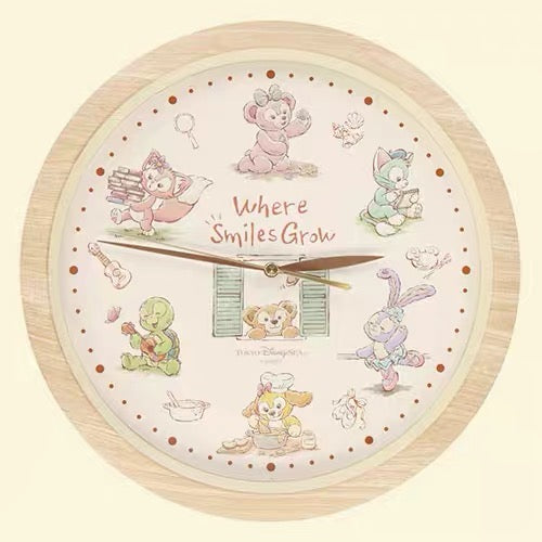 Disney｜东迪2024夏日剧场系列DUFFY达菲和朋友们where smiles grow限定挂钟