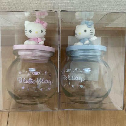 Sanrio｜粉粉天使爱神玻璃收纳罐/摆件｜約H125×W70×D70mm