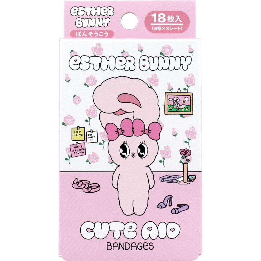 Ester Bunny｜Adhesive Bandage｜18 sheets