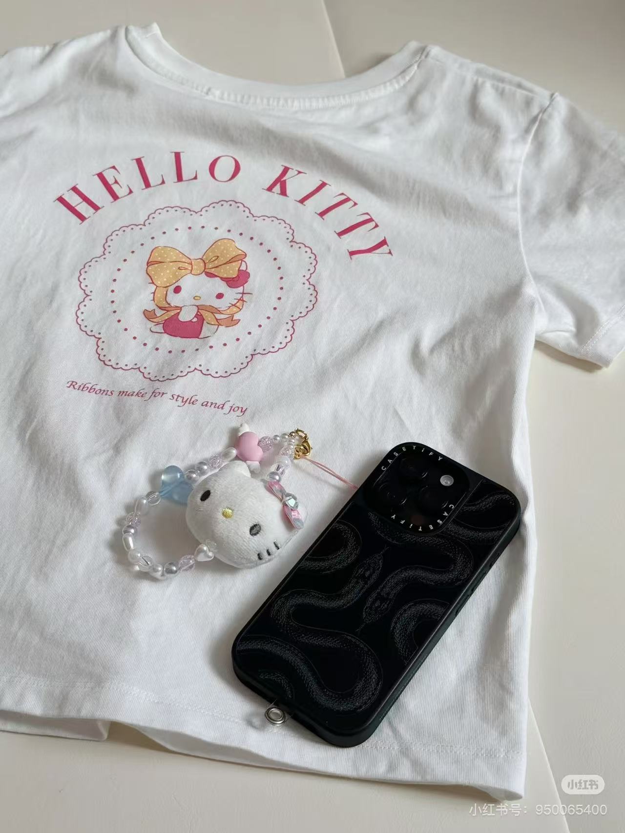 Hello kitty｜Fantasy Collection Rainbow Face Mascot Strap ｜8×3×11cm approx.
