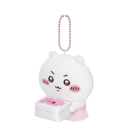 chiikawa｜Store clerk Mascot Holder /Plush Keychain｜H105 x W85 x D85mm approx.