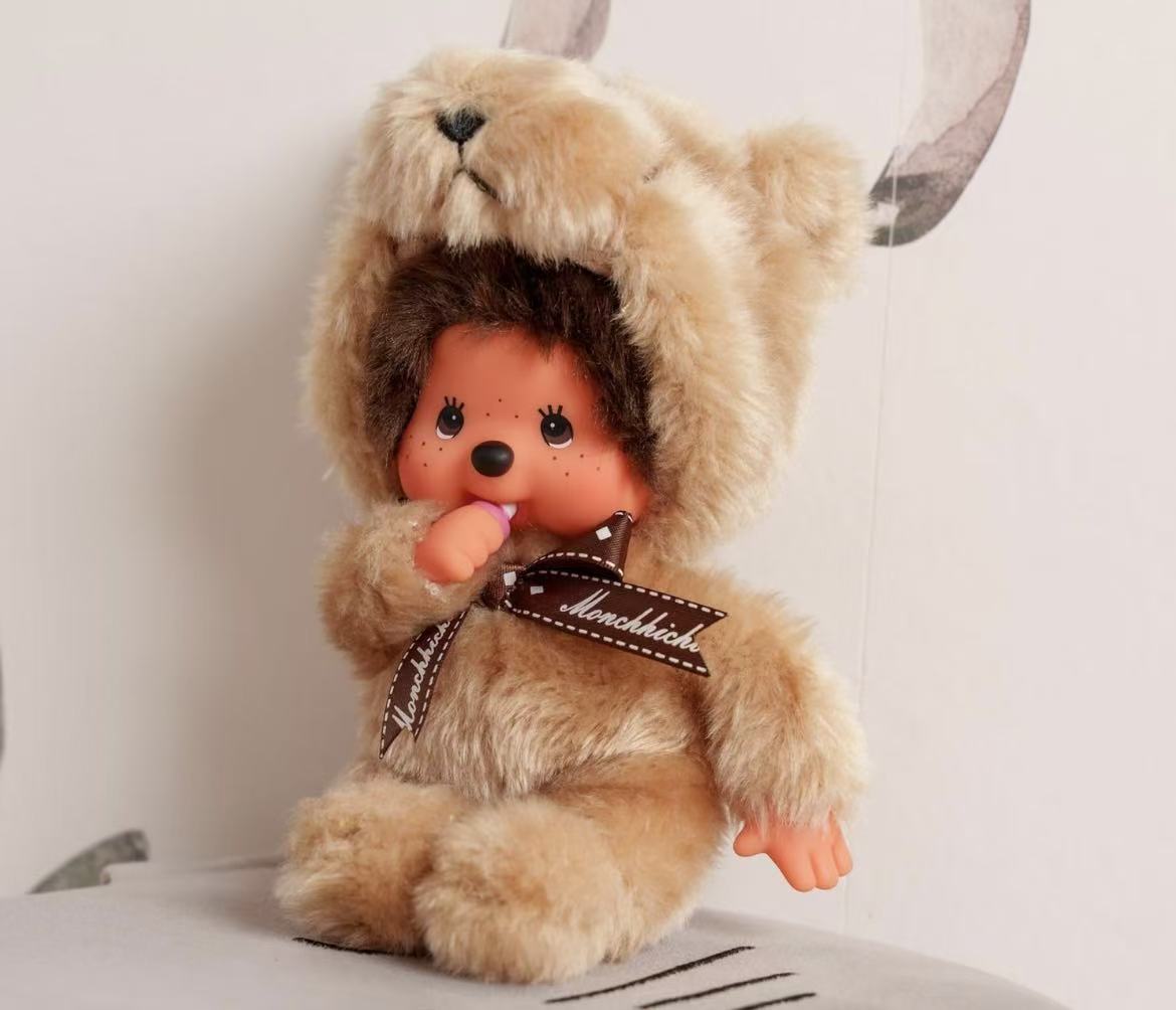 【limit 1】Monchhichi｜Brown Teddy Bear Plush Dolls/Plush Toy