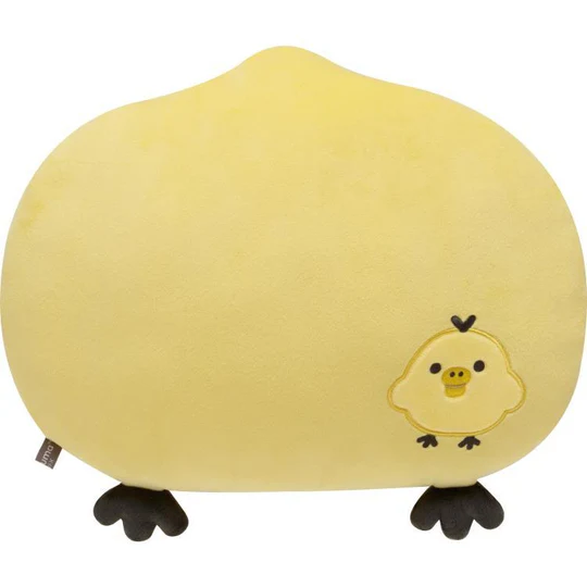 Rilakkuma轻松熊｜BASIC RILAKKUMA Favorite Things Cushion Bottom Die-cut San-X可爱角色超好rua屁屁造型抱枕/靠垫｜约280×350×150mm