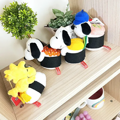 Snoopy｜Peanuts Sushi Mascot Holder /Plush Keychain｜ 9.5×8×9cm approx.
