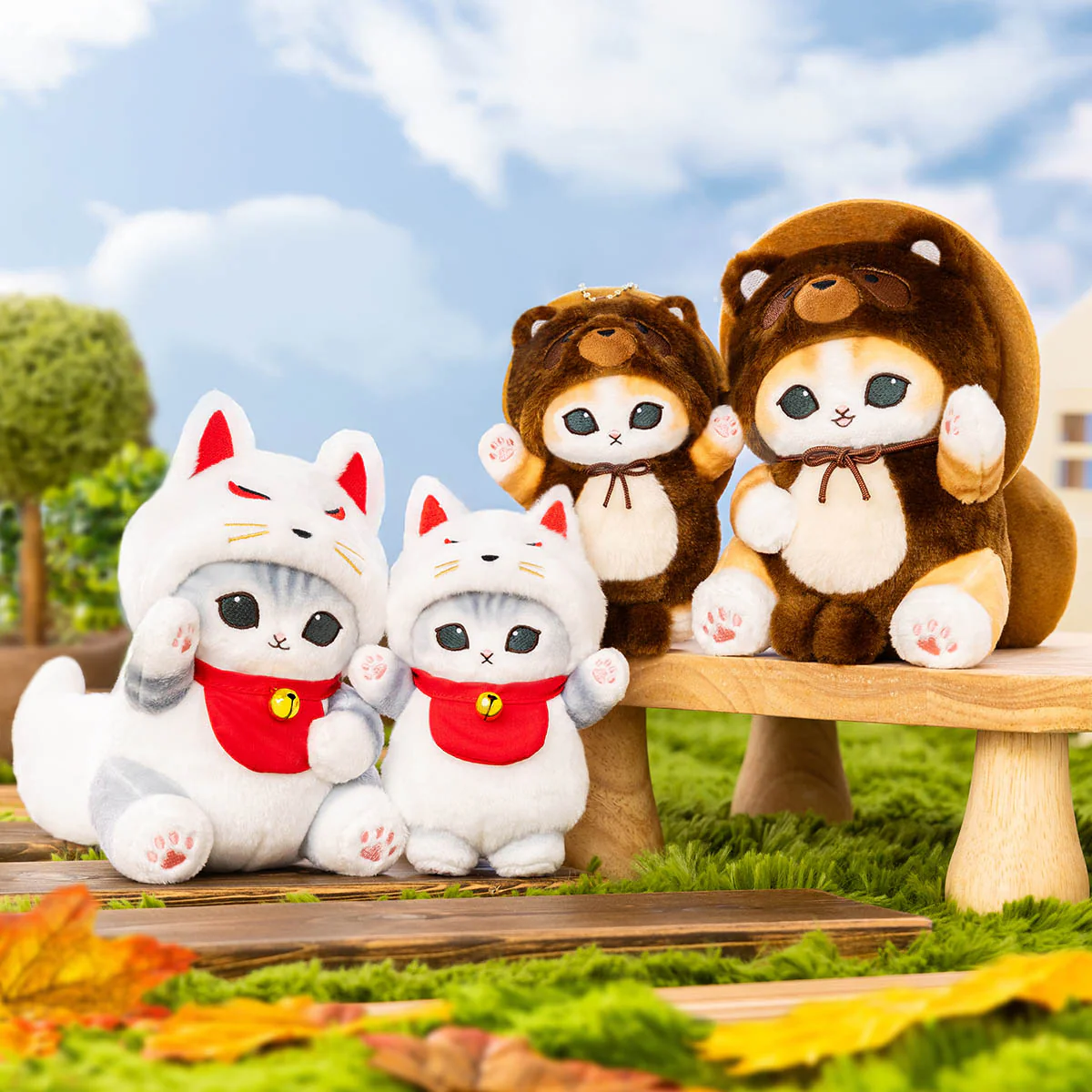 Mofusand｜Kyoto Plush Dolls/Plush Toy｜H165 x W125 x D175mm approx.