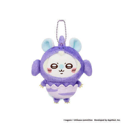 chiikawa｜Pocket Dinosaur Mascot Holder /Plush Keychain｜H120 x W100 x D80mm approx.