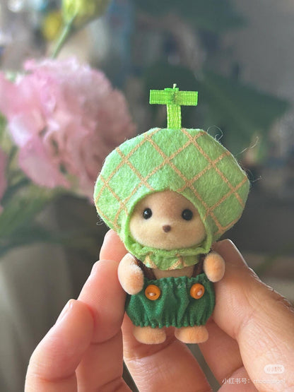 【还有补货，限购1】SylvanianFamilies森贝儿家族｜MELON CHERRY PINEAPPLE BABY TRIO FAN CLOUB CALICO CRITTERS 水果宝宝三重奏套盒/哈蜜瓜菠萝樱桃