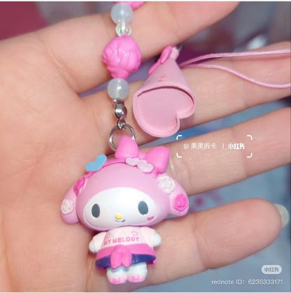 【limit 3】Sanrio｜Academy Sparkle Festival Strap/ Keychain chibittomo mystery bag/blind box/All 8 types｜1pcs