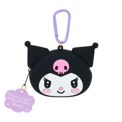 Sanrio｜Character Grand Prix 3rd Edition I want you to love it a lot!Face-shaped Silicone Mini Accessory Pouch｜12×3.5×6cm approx.