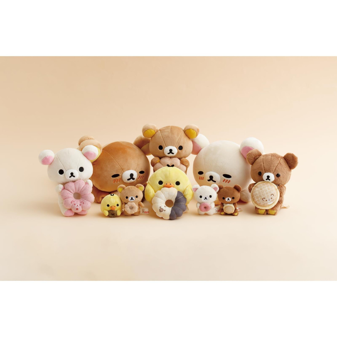 Rilakkuma｜Mister Donut Standing Plush Dolls/Plush Toy｜ 150×140×110mm approx.