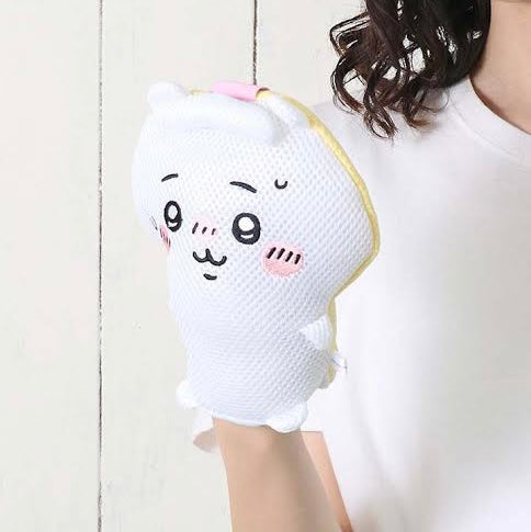 Chiikawa 吉伊卡哇｜沐浴手套/洗澡海绵/搓澡棉｜約H190×W165×D50mm