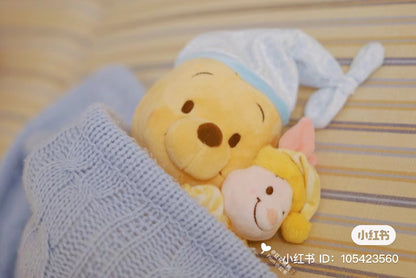 Disney SH｜甜梦睡衣睡帽噗噗皮杰2只组挂件/两只是独立挂件