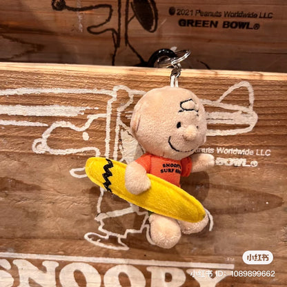 Snoopy｜HAWAII夏威夷限定晒黑的小黑仔们挂件/包挂｜约H19 x W11 x 14cm