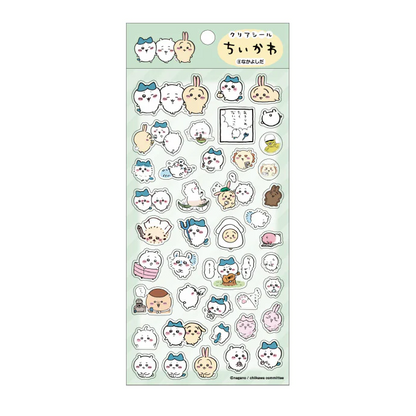 Chiikawa｜Clear Seal Sticker - Friends｜90×175mm approx.
