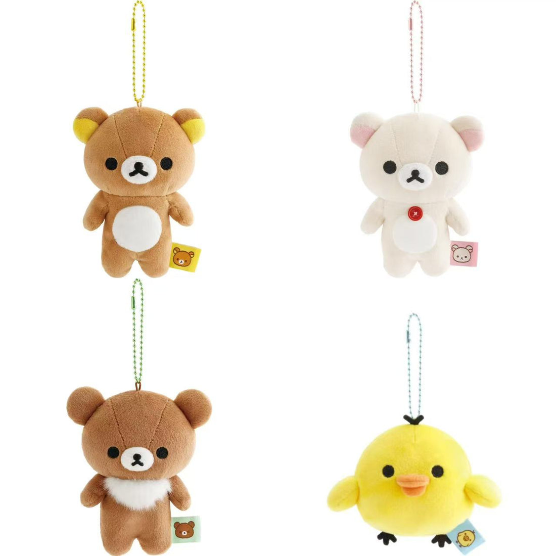 Rilakkuma｜Mochimochi Mascot Holder /Plush Keychain｜120×95×55mm approx.