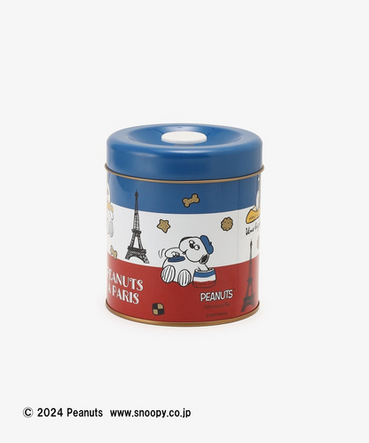 Snoopy史努比｜PEANUTS x Afternoon Tea下午茶联名巴黎铁塔系列铁罐曲奇饼干小礼盒【24.12】