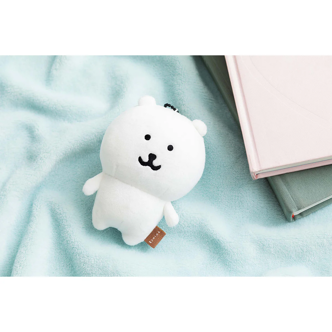 Nagano自嘲熊｜ Kumapachi Mascot (Normal Okao)/keychain白熊毛绒玩偶挂件/包挂｜约 H105 x W80 x D65mm