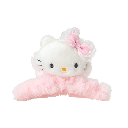Sanrio｜Fluffy Face Mascot Hair Claw Clip｜12×8×8cm approx.