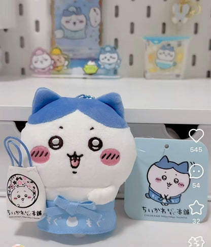 chiikawa｜Store clerk Mascot Holder /Plush Keychain｜H105 x W85 x D85mm approx.