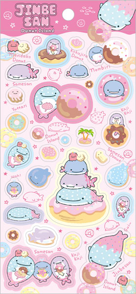 Sanx｜Jinbesan Clear Sticker｜195×90mm approx.